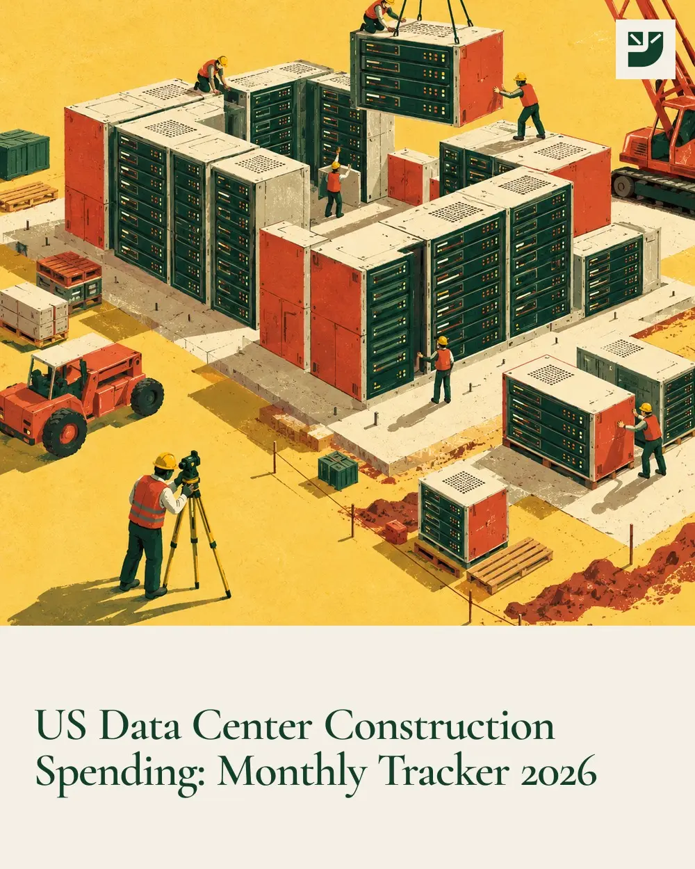 US Data Center Construction Spending: Monthly Tracker 2026